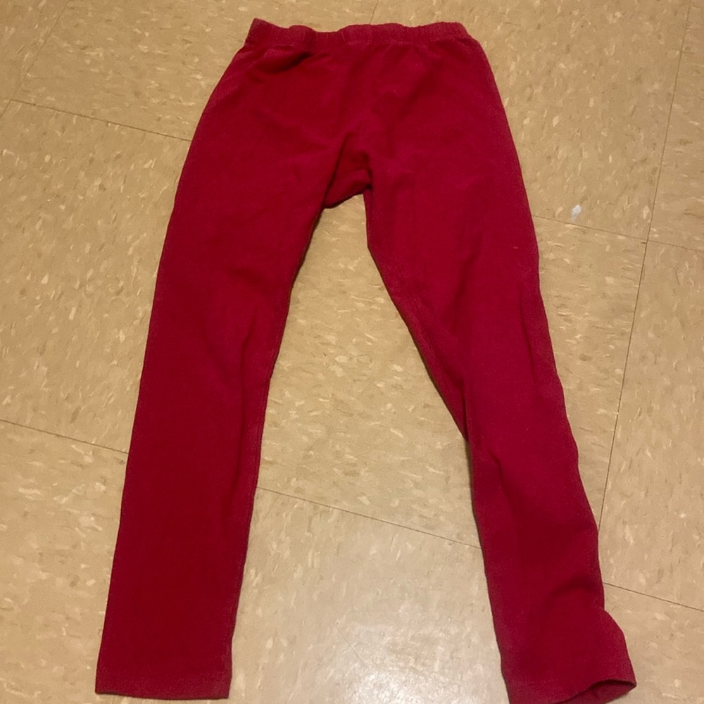 red kids pants